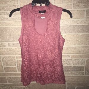 Pink tank top blouse
